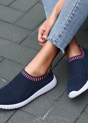 Women's Ultra Light Casual & Running Shoes, Fashionable Fly Woven Breathable Sports Sneakers