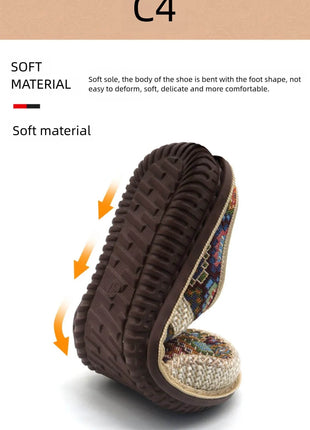 Women's shoes casual sneaker, Soft Sole Lightweight Slip On Casual Shoes - MimiStylez