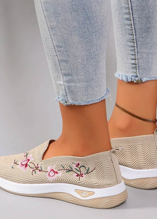 Spring and Autumn New Women's Sports Shoes Fashionable Breathable Lightweight Non-Slip Wear-Resistant Casual Sports Shoes Flat Shoes Loafers - MimiStylez