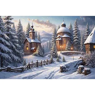 Christmas Trees Custom Backdrop For Decoration Wallpaper