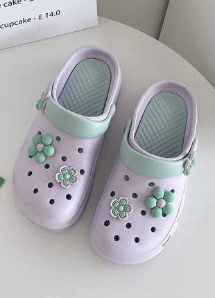 Fashion Sandals Waterproof Slippers Women Shoes Summer Outdoor Slides Soft Sole Clogs