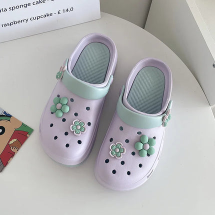 Fashion Sandals Waterproof Slippers Women Shoes Summer Outdoor Slides Soft Sole Clogs