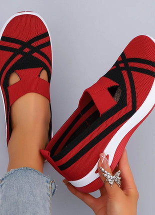 Women's Casual Sports Shoes Comfortable, Breathable, Lightweight, Wear Resistant Lazy Shoes, Soft Soled Flat Shoes - MimiStylez