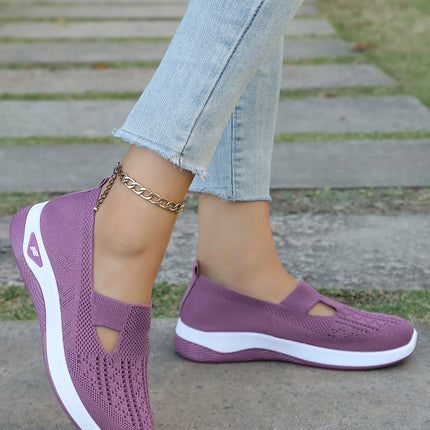 Zapatos de verano para mujer: zapatillas informales, sencillas, para las cuatro estaciones, ligeras, planas y lisas.