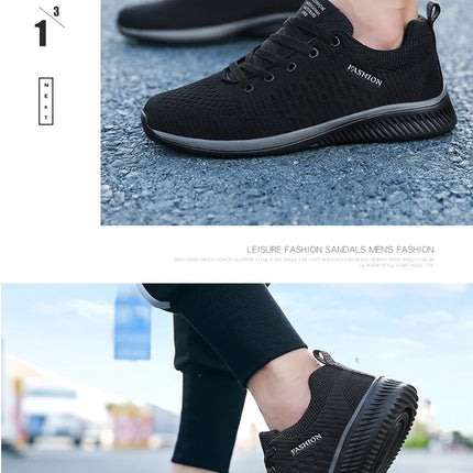 Zapatillas de correr para hombre, zapatillas informales de moda, transpirables, deportivas, ligeras y atléticas.