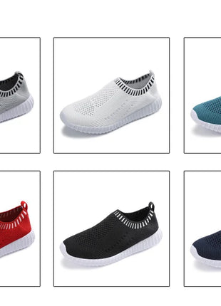 Women's Ultra Light Casual & Running Shoes, Fashionable Fly Woven Breathable Sports Sneakers