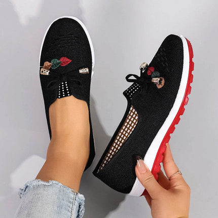 Women's Summer Breathable Mesh Flat Shoes, Women's Shoes, Casual Sneakers Shoes - MimiStylez