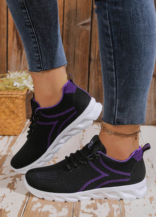 Women's shoes breathable sneakers, casual sneaker lace-up hoes, lightweight shoes - MimiStylez