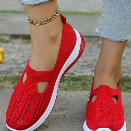 Zapatos de verano para mujer: zapatillas informales, sencillas, para las cuatro estaciones, ligeras, planas y lisas.