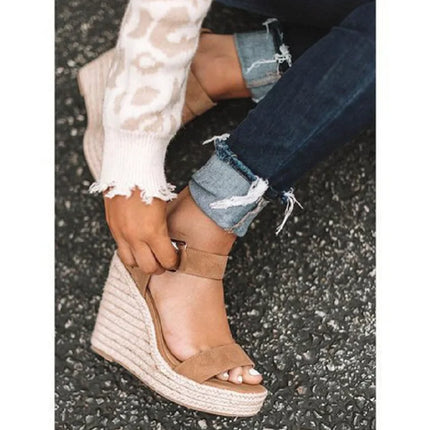 High Heels Women Wedge Heel Sandals Party Platform Wedges Heeled