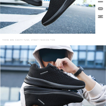 Zapatillas de correr para hombre, zapatillas informales de moda, transpirables, deportivas, ligeras y atléticas.