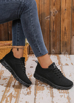 Women's shoes breathable sneakers, casual sneaker lace-up hoes, lightweight shoes - MimiStylez