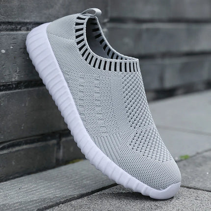 Zapatillas deportivas ultraligeras informales y para correr para mujer, deportivas transpirables y de moda con tejido Fly.