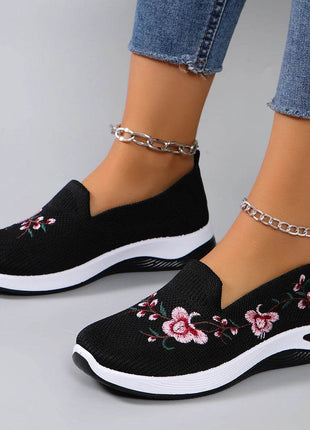 Spring and Autumn New Women's Sports Shoes Fashionable Breathable Lightweight Non-Slip Wear-Resistant Casual Sports Shoes Flat Shoes Loafers - MimiStylez