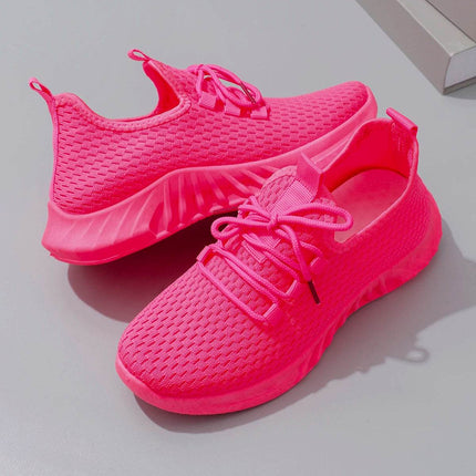 Women's summer breathable mesh flat shoes women's shoes casual sports shoes - MimiStylez