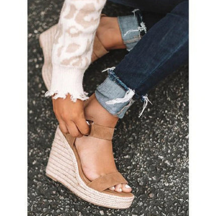 High Heels Women Wedge Heel Sandals Party Platform Wedges Heeled