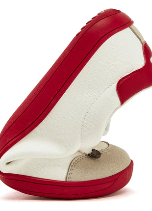 HOBIBEAR Wide Toe Barefoot Shoes for Unisex Minimalist Artificial Leather Sneakers Lightweight Adjustable Slip On Walking Shoes