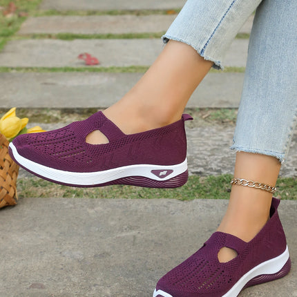 Zapatos de verano para mujer: zapatillas informales, sencillas, para las cuatro estaciones, ligeras, planas y lisas.