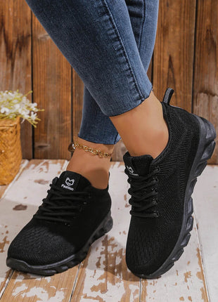 Women's shoes breathable sneakers, casual sneaker lace-up hoes, lightweight shoes - MimiStylez