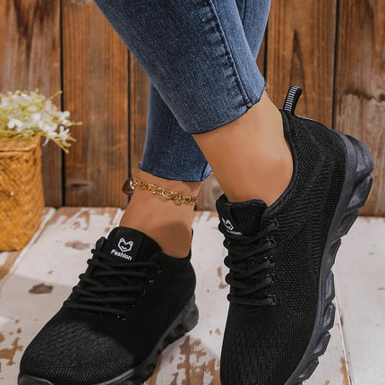 Women's shoes breathable sneakers, casual sneaker lace-up hoes, lightweight shoes - MimiStylez