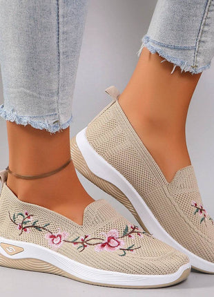 Spring and Autumn New Women's Sports Shoes Fashionable Breathable Lightweight Non-Slip Wear-Resistant Casual Sports Shoes Flat Shoes Loafers - MimiStylez
