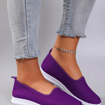 Women's summer breathable mesh flat shoes, casual sneakers - MimiStylez
