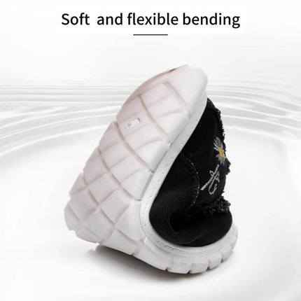 Women's shoes Daisy embroidery, casual sneaker - MimiStylez