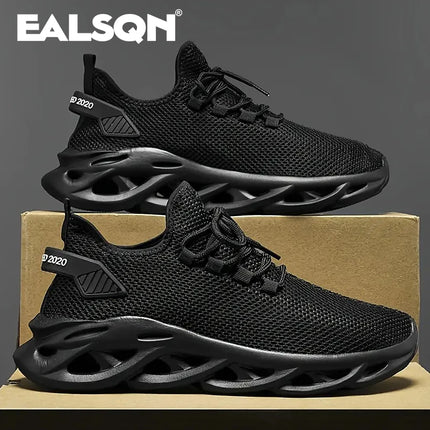 Zapatillas deportivas negras para correr para hombre, informales, marrones, para exteriores, de malla transpirable, ligeras y con absorción de impactos para mujer