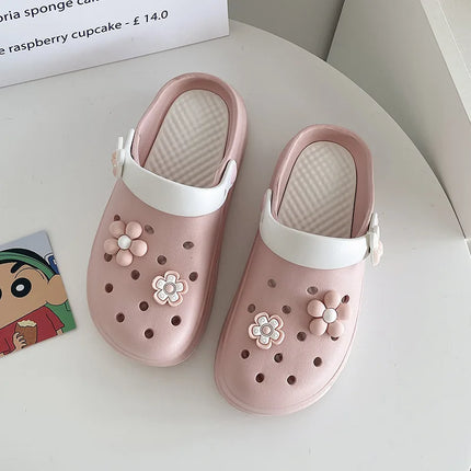 Fashion Sandals Waterproof Slippers Women Shoes Summer Outdoor Slides Soft Sole Clogs