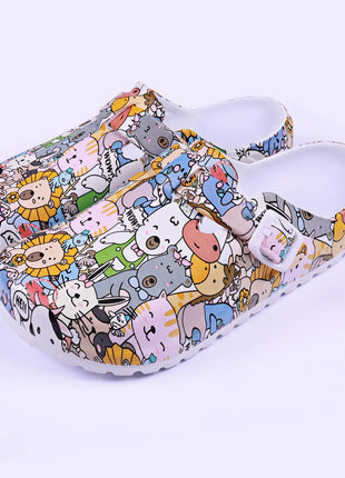 Stylish Flat Sandals Soft Insoles Adjustable Strap Easy-On Comfortable Clog Shoes For Women