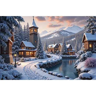 Christmas Trees Custom Backdrop For Decoration Wallpaper