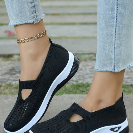 Zapatos de verano para mujer: zapatillas informales, sencillas, para las cuatro estaciones, ligeras, planas y lisas.