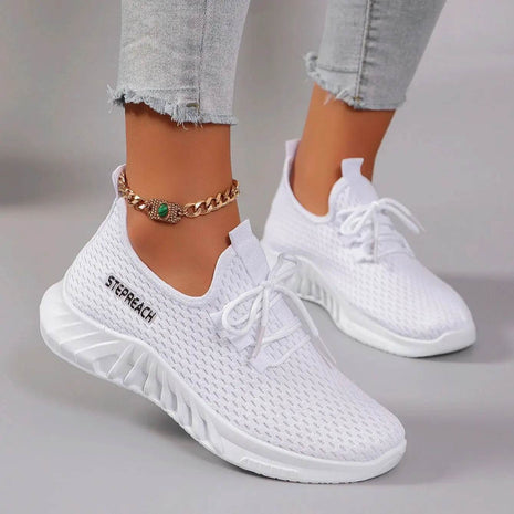 Women's summer breathable mesh flat shoes, women's shoes - MimiStylez