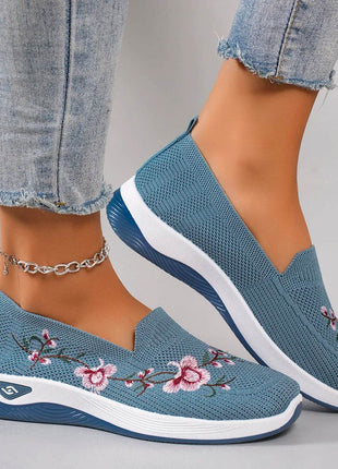 Spring and Autumn New Women's Sports Shoes Fashionable Breathable Lightweight Non-Slip Wear-Resistant Casual Sports Shoes Flat Shoes Loafers - MimiStylez