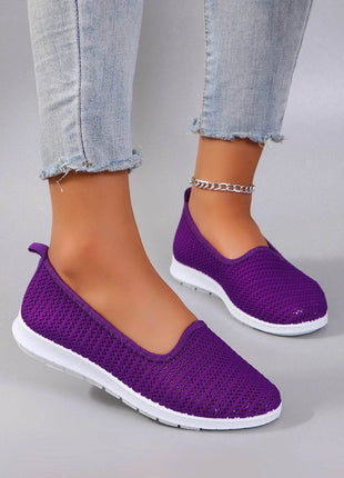 Women's summer breathable mesh flat shoes, casual sneakers - MimiStylez