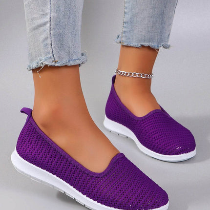 Women's summer breathable mesh flat shoes, casual sneakers - MimiStylez