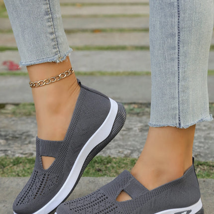 Zapatos de verano para mujer: zapatillas informales, sencillas, para las cuatro estaciones, ligeras, planas y lisas.