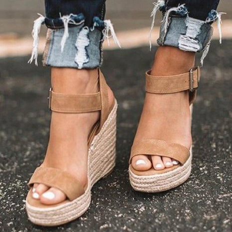 High Heels Women Wedge Heel Sandals Party Platform Wedges Heeled