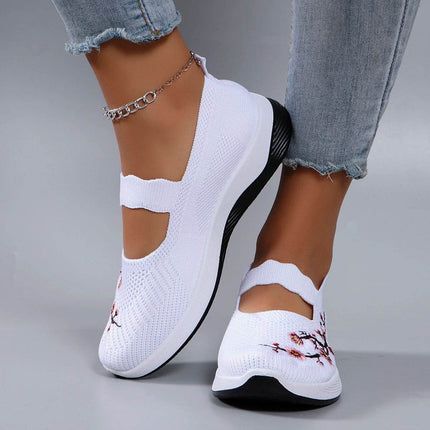 Women's summer breathable mesh flat shoes women's shoes casual shoes - MimiStylez