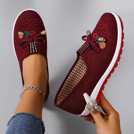 Women's Summer Breathable Mesh Flat Shoes, Women's Shoes, Casual Sneakers Shoes - MimiStylez
