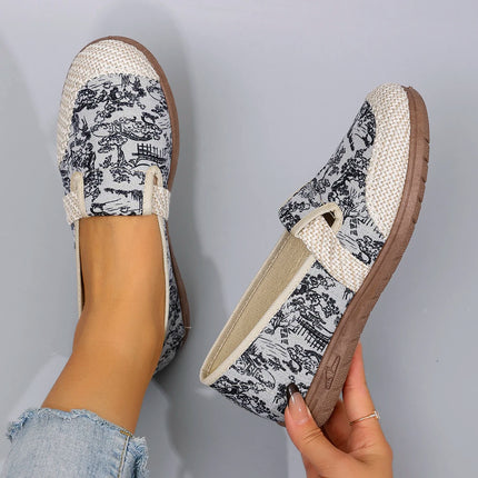 Zapatillas deportivas informales para mujer, cómodas, transpirables, ligeras y resistentes al desgaste, con suela blanda.