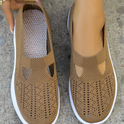 Zapatos de verano para mujer: zapatillas informales, sencillas, para las cuatro estaciones, ligeras, planas y lisas.