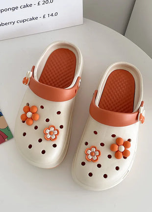 Fashion Sandals Waterproof Slippers Women Shoes Summer Outdoor Slides Soft Sole Clogs