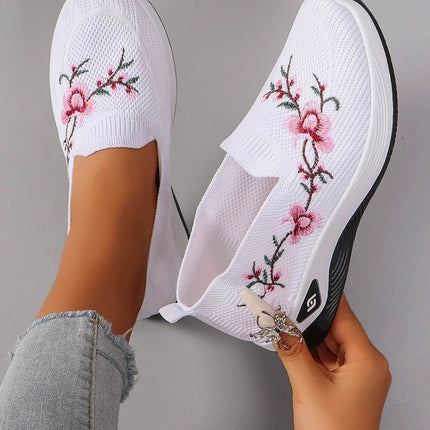 Women's summer breathable mesh flat shoes, women's shoes, casual sneakers - MimiStylez