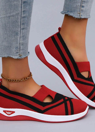 Women's Casual Sports Shoes Comfortable, Breathable, Lightweight, Wear Resistant Lazy Shoes, Soft Soled Flat Shoes - MimiStylez