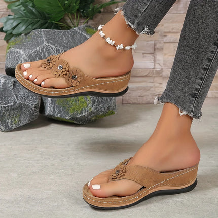 Flip-Flops for Women - Comfy Slip-On Casual Outdoor Footwear