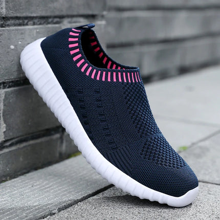 Zapatillas deportivas ultraligeras informales y para correr para mujer, deportivas transpirables y de moda con tejido Fly.
