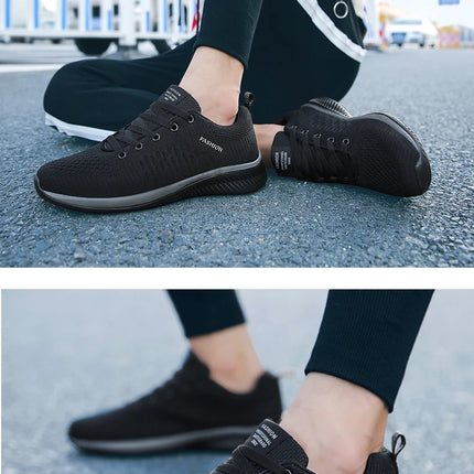 Zapatillas de correr para hombre, zapatillas informales de moda, transpirables, deportivas, ligeras y atléticas.