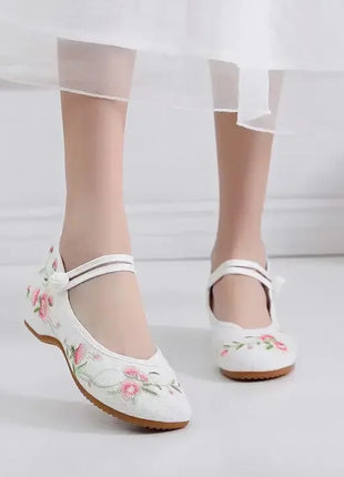 Embroidery Women Shoes, Vintage Woman Sneakers