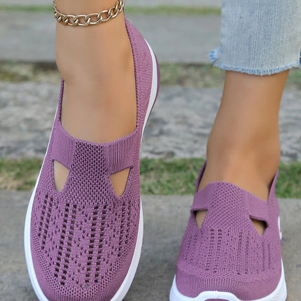 Zapatos de verano para mujer: zapatillas informales, sencillas, para las cuatro estaciones, ligeras, planas y lisas.